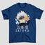 Camiseta Básica Unissex Angry Gojo Satoru Jujutsu Kaisen