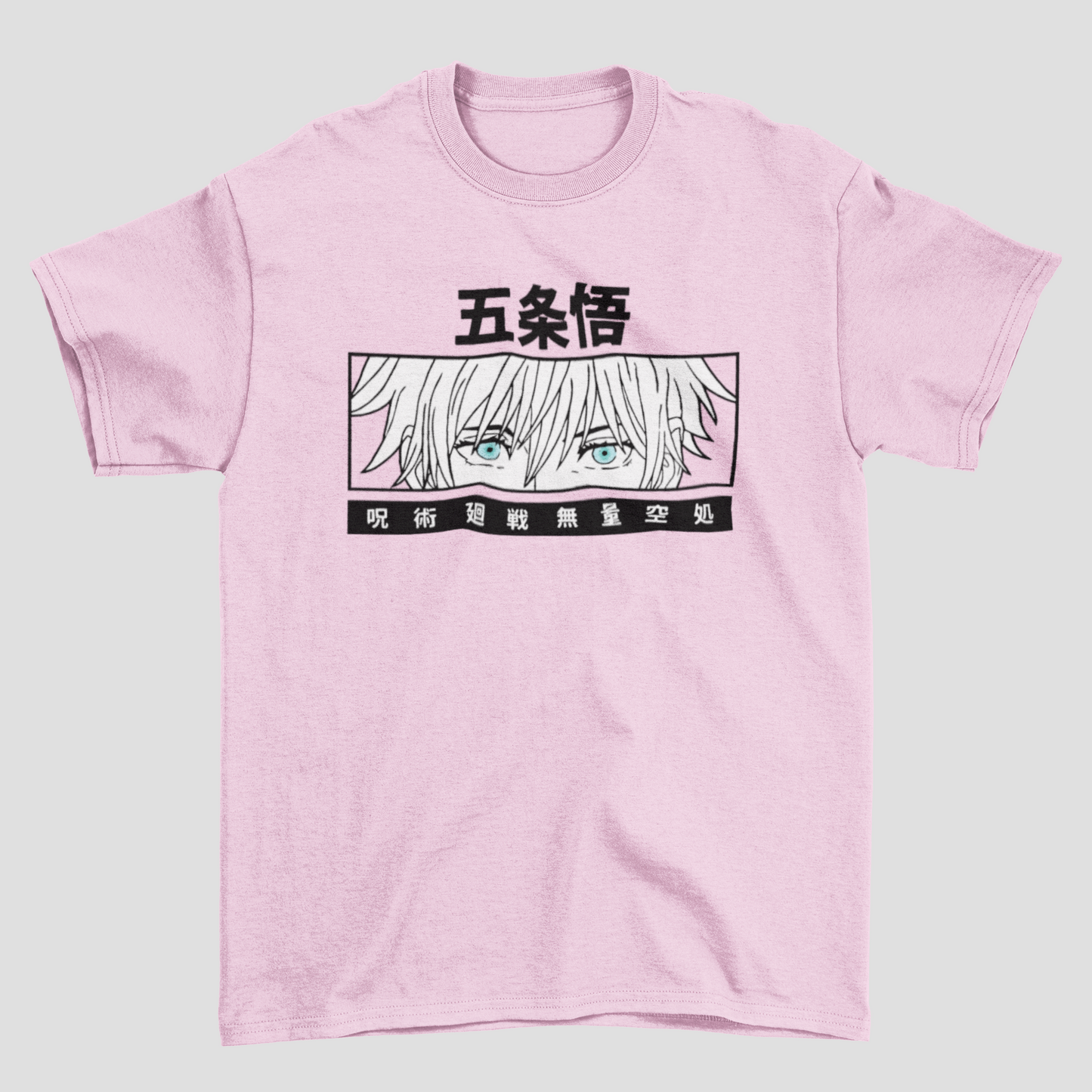 Camiseta Básica Unissex Jujutsu Kaisen Blue Eyes