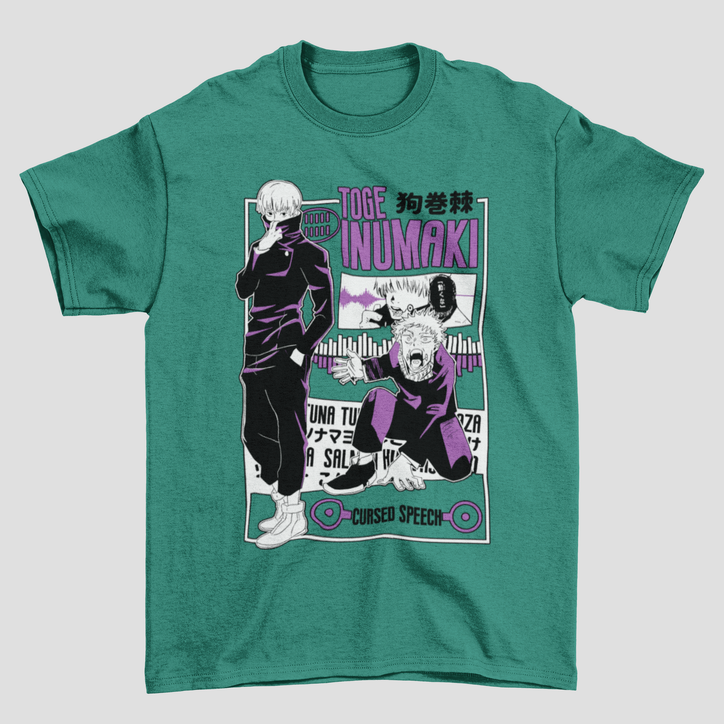 Camiseta Básica Unissex Toge Inumaki Cursed Speech Jujutsu Kaisen