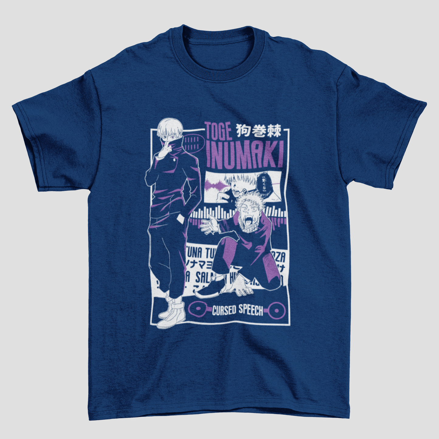 Camiseta Básica Unissex Toge Inumaki Cursed Speech Jujutsu Kaisen