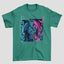 Camiseta Básica Unissex Arcane Jinx and Powder Face