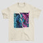 Camiseta Básica Unissex Arcane Jinx and Powder Face