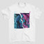 Camiseta Básica Unissex Arcane Jinx and Powder Face
