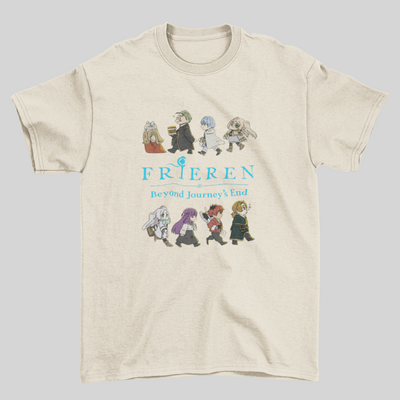 Camiseta Básica Unissex Frieren Personagens