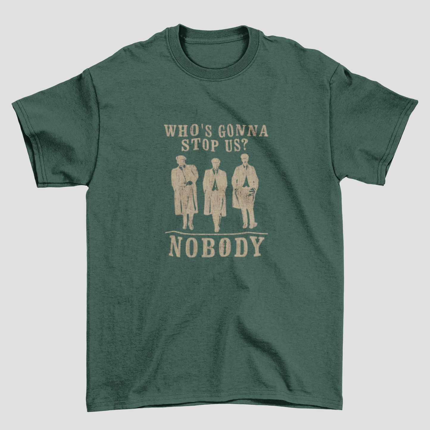 Camiseta Básica Unissex Peaky Blinders Nobody