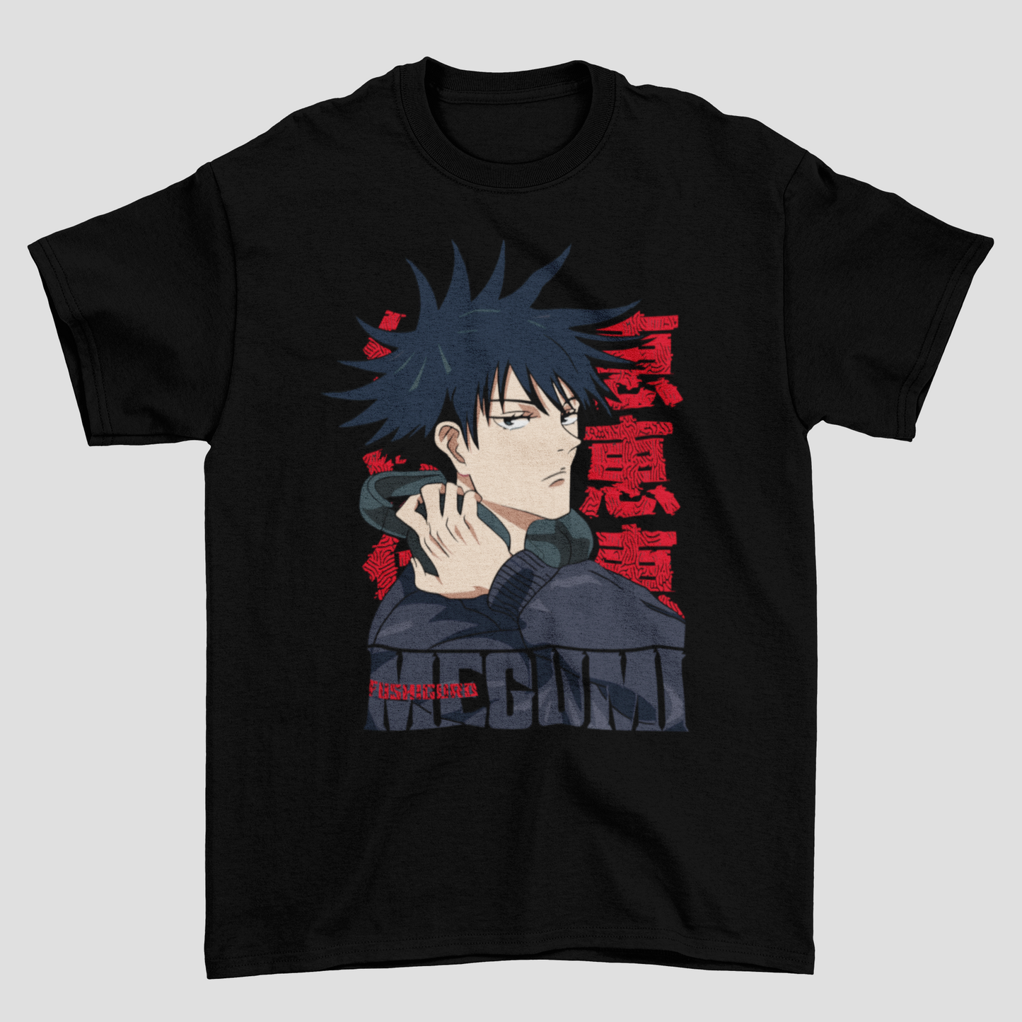 Camiseta Básica Unissex Jujutsu Kaisen Megumi Graphic
