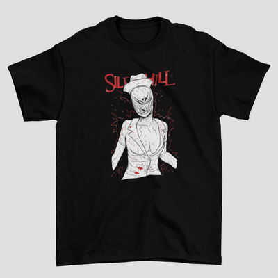 Camiseta Básica Unissex Silent Hill Nurse