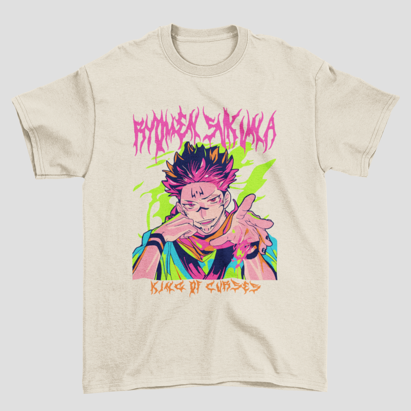 Camiseta Básica Unissex Ryomen Sukuna King of Curses