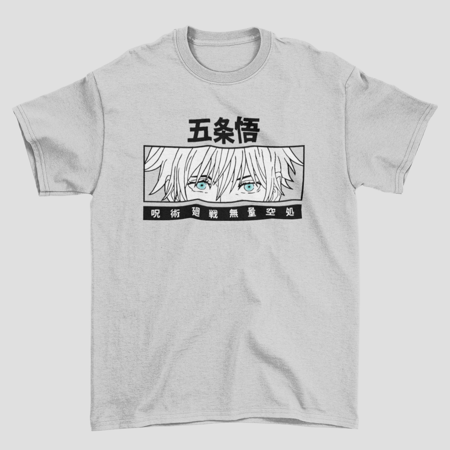 Camiseta Básica Unissex Jujutsu Kaisen Blue Eyes