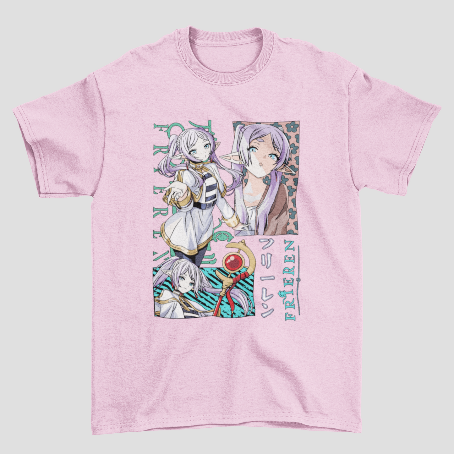 Camiseta Básica Unissex Frieren Aesthetic