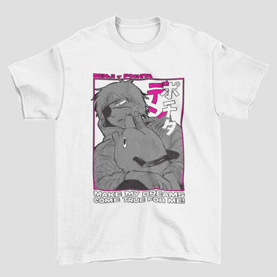 Camiseta Básica Denji e Pochita Chainsaw Man