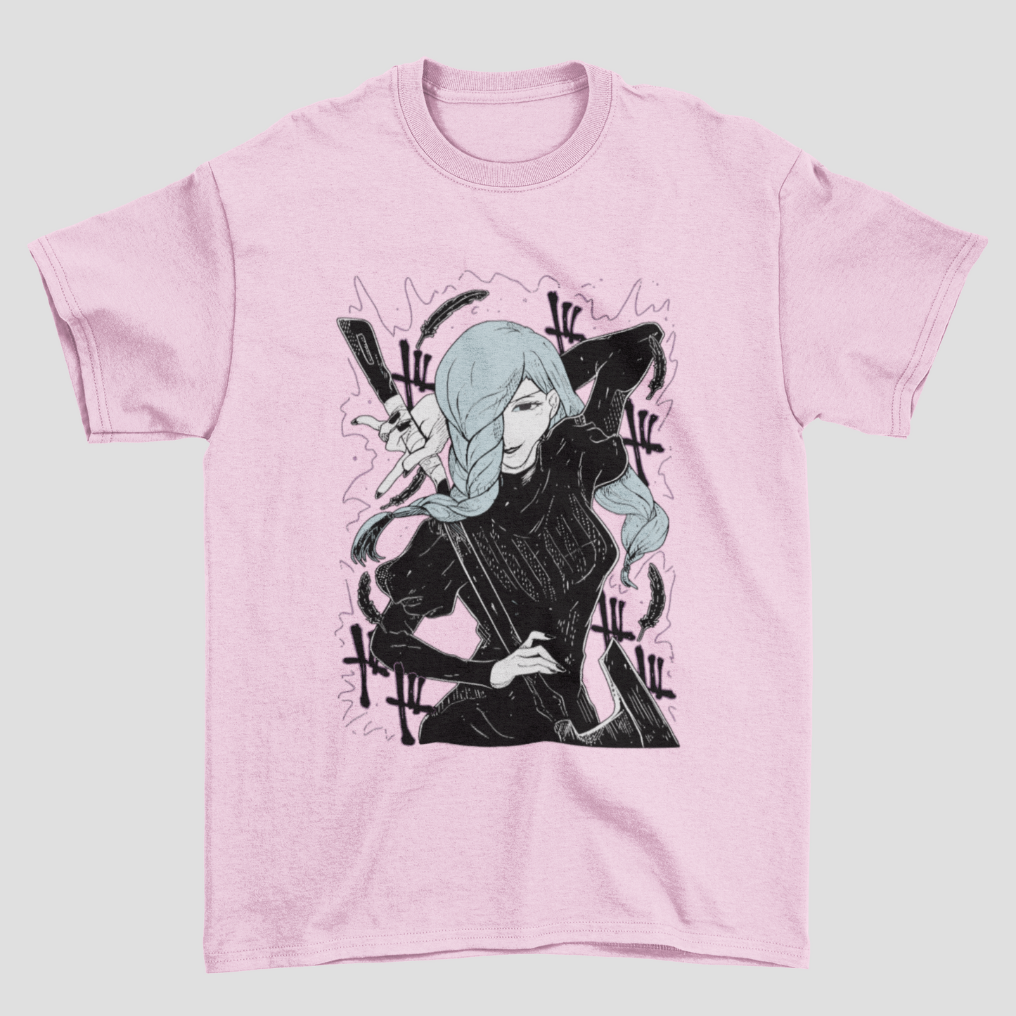 Camiseta Básica Unissex Jujutsu Kaisen Mei Graphic
