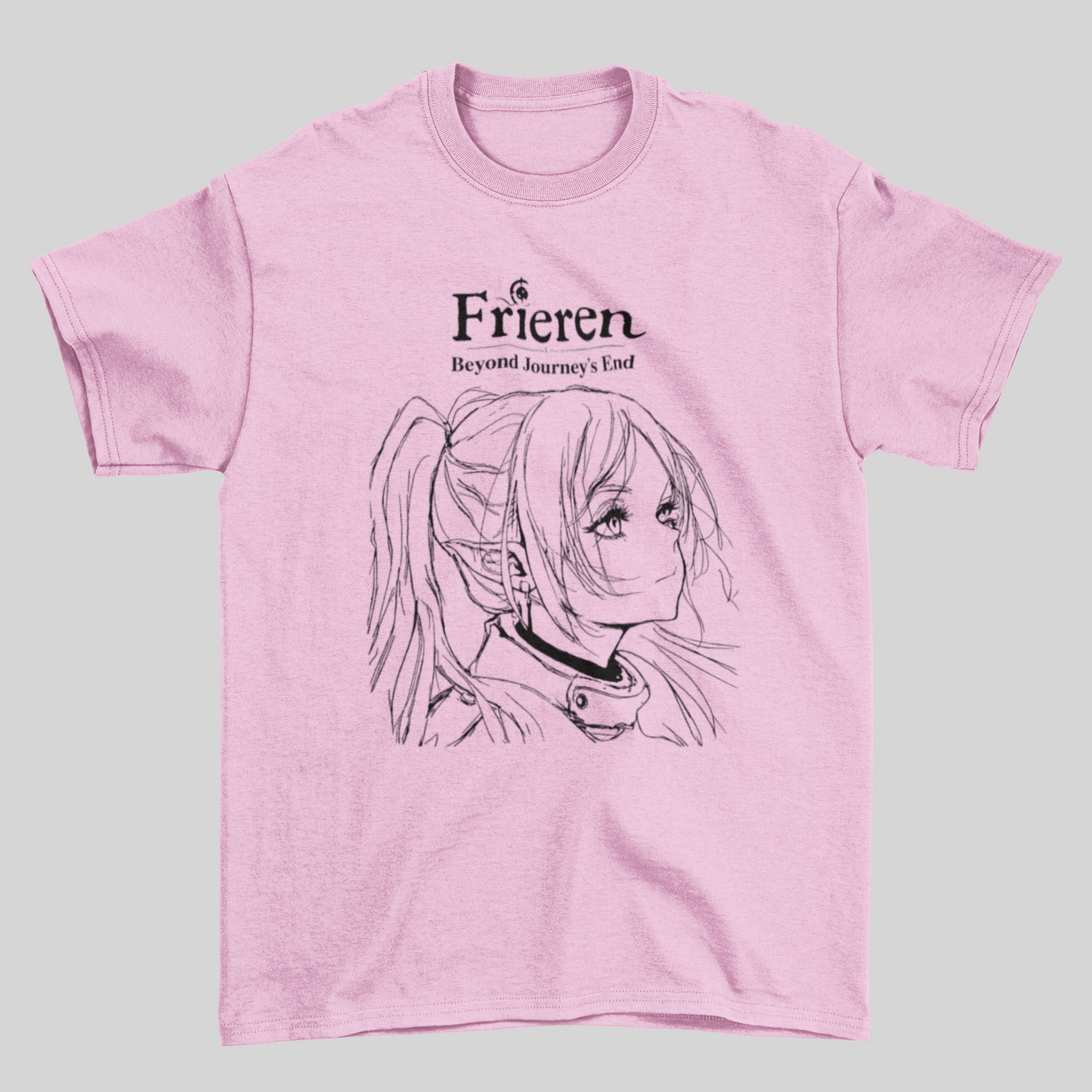 Camiseta Básica Unissex Frieren Illustration