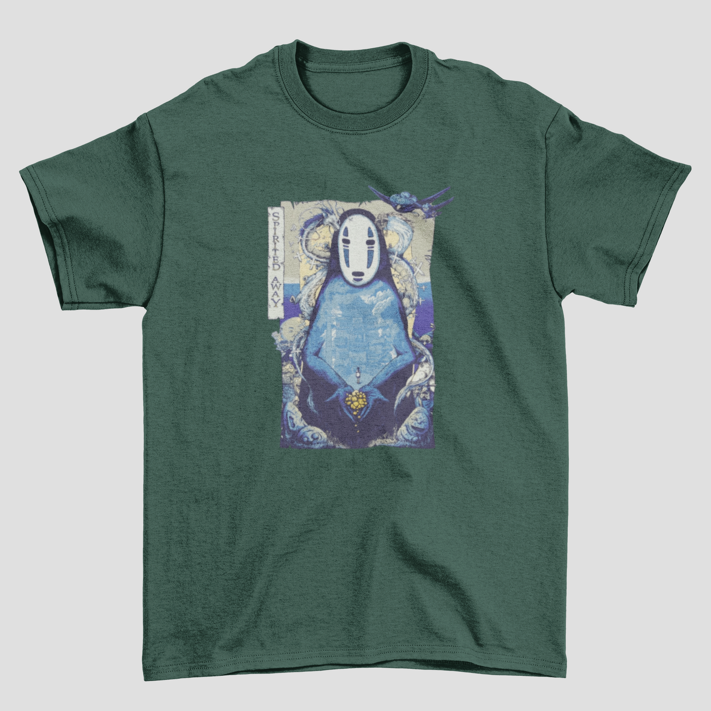 Camiseta Básica Unissex A Viagem de Chihiro No Face S. Away