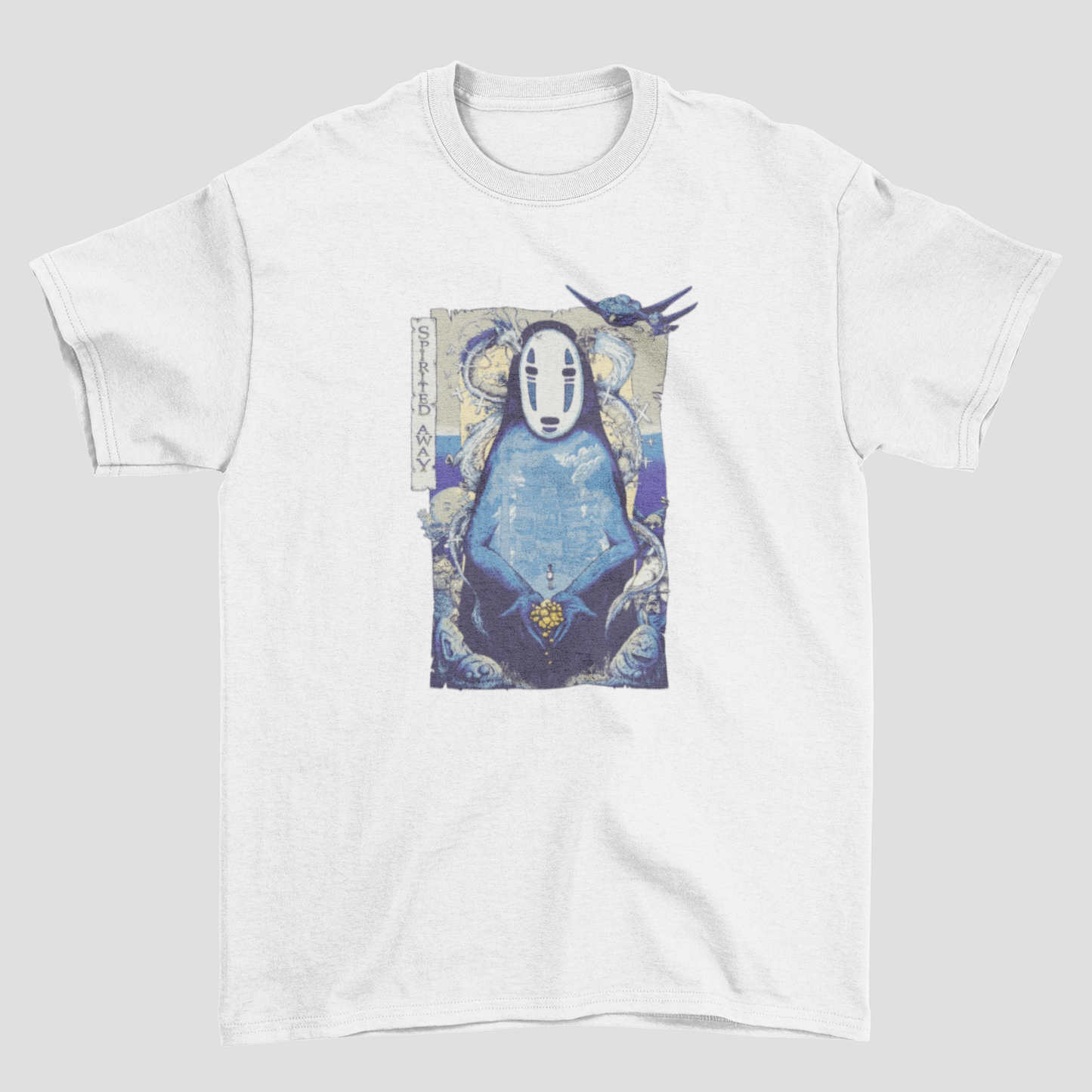 Camiseta Básica Unissex A Viagem de Chihiro No Face S. Away