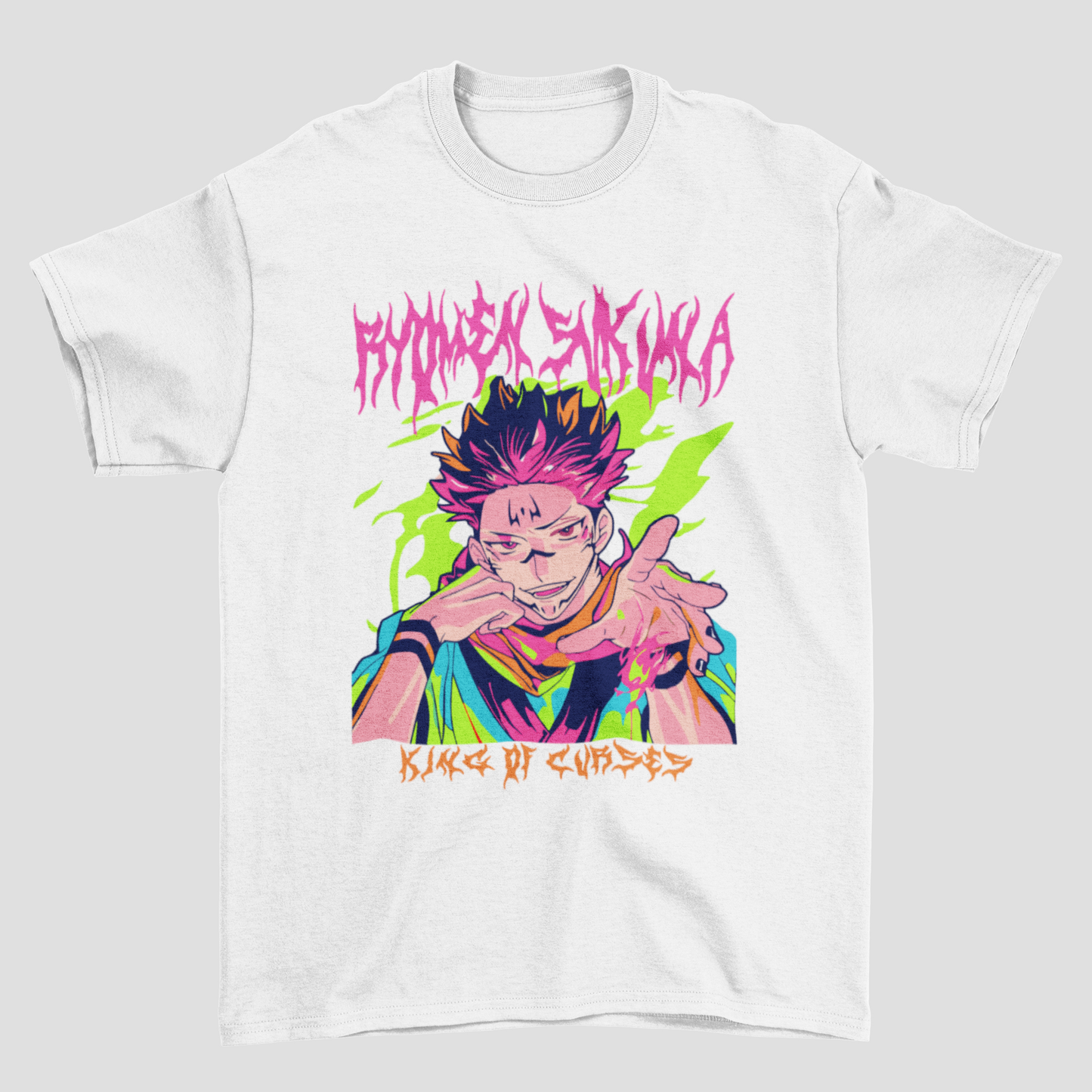 Camiseta Básica Unissex Ryomen Sukuna King of Curses