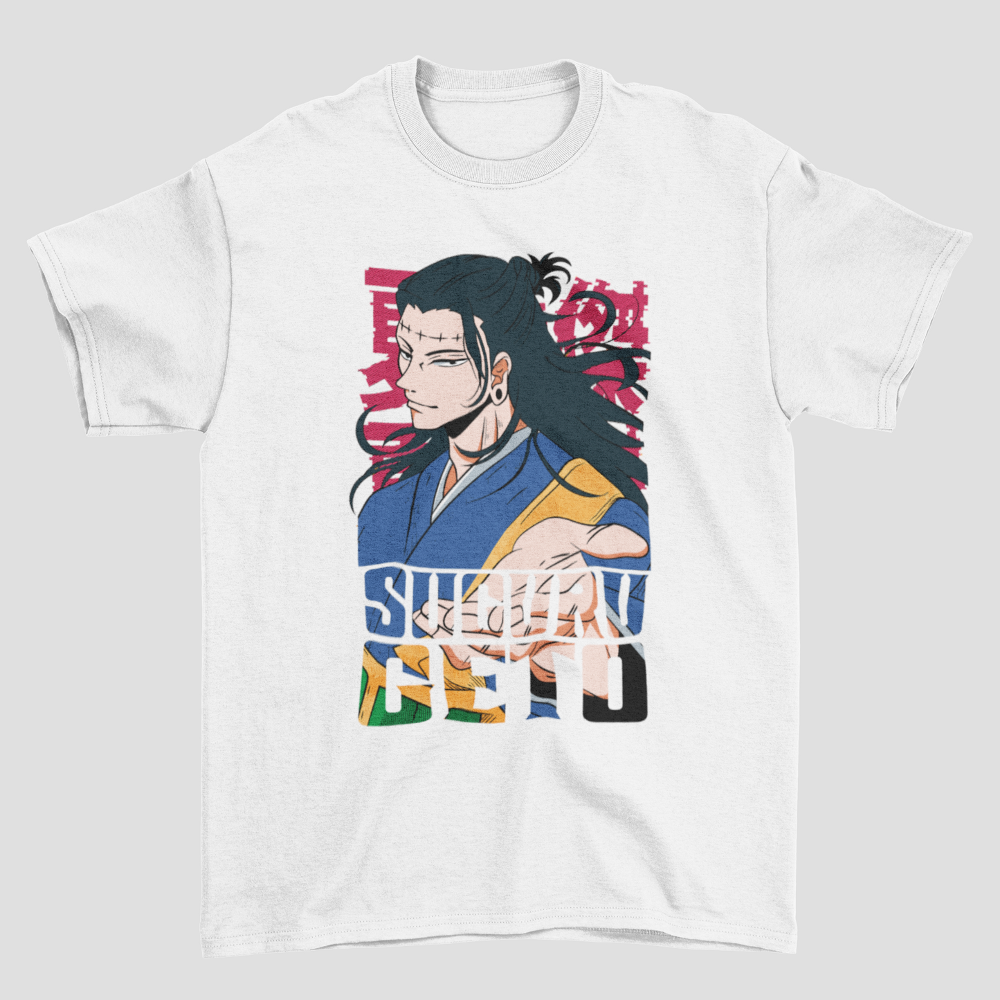 Camiseta Básica Unissex Jujutsu Kaisen Geto