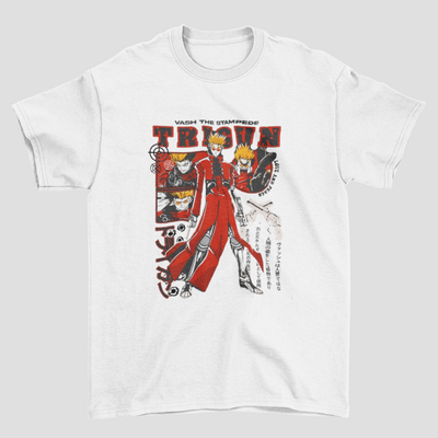 Camiseta Básica Unissex Trigun Graphic