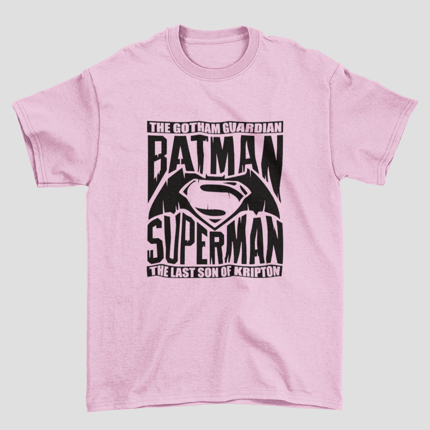 Camiseta Básica Unissex Batman Superman DC Comics