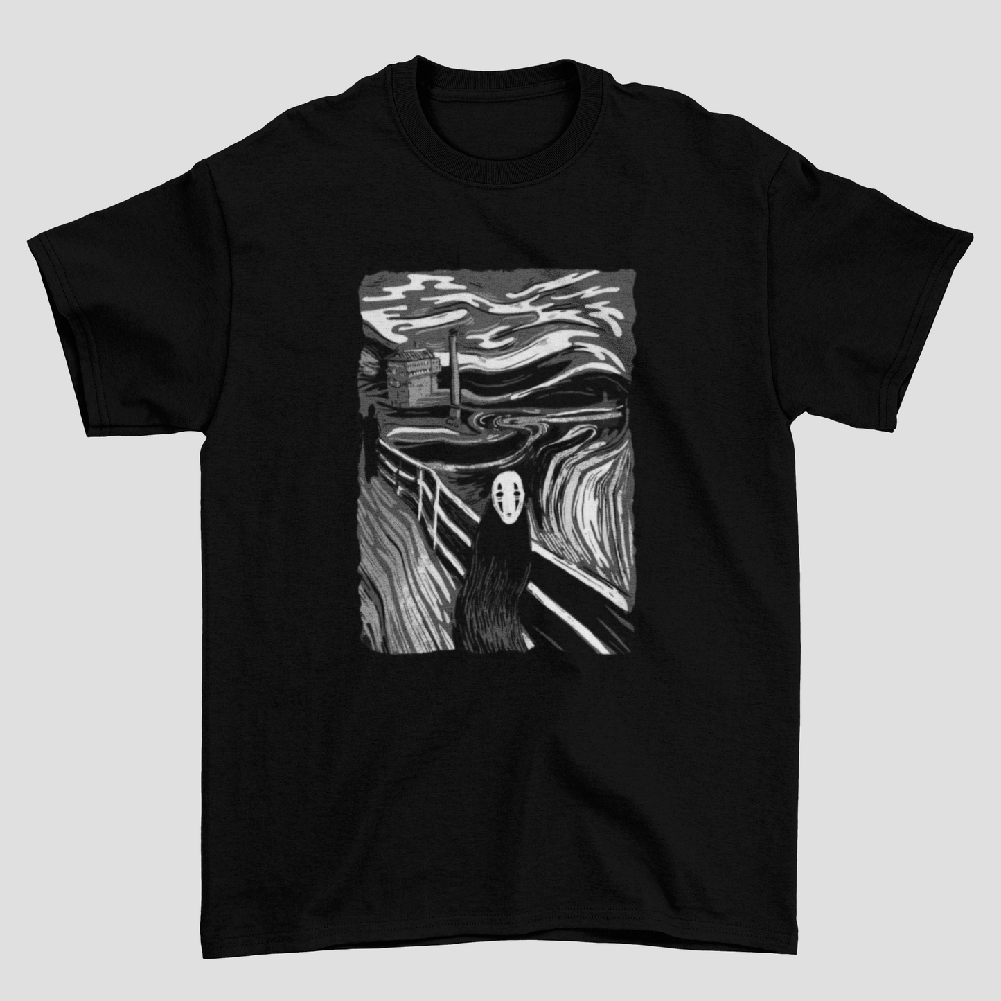 Camiseta Básica Unissex A Viagem de Chihiro Art No-Face