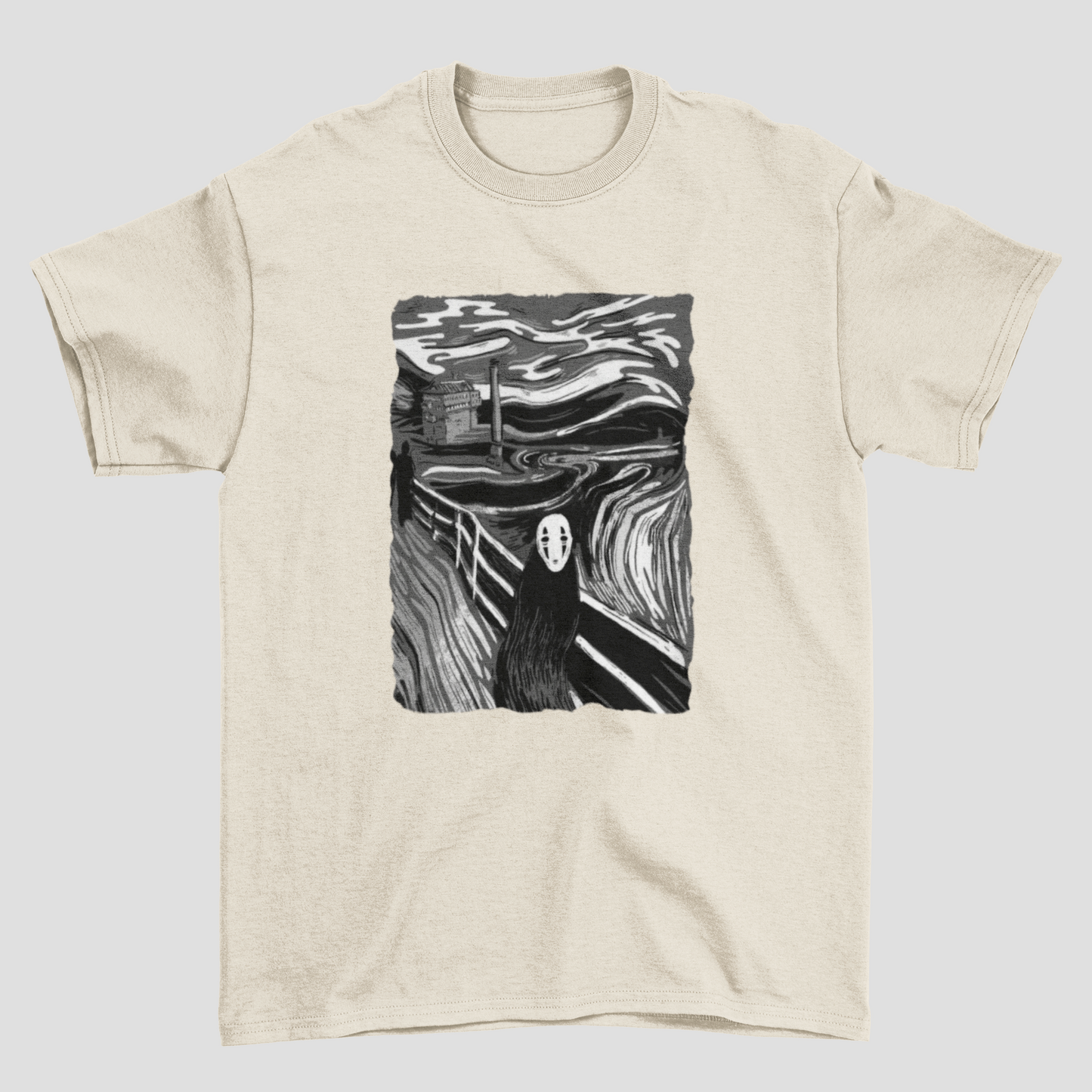Camiseta Básica Unissex A Viagem de Chihiro Art No-Face