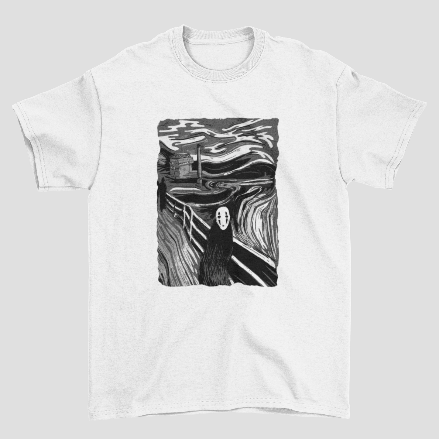 Camiseta Básica Unissex A Viagem de Chihiro Art No-Face