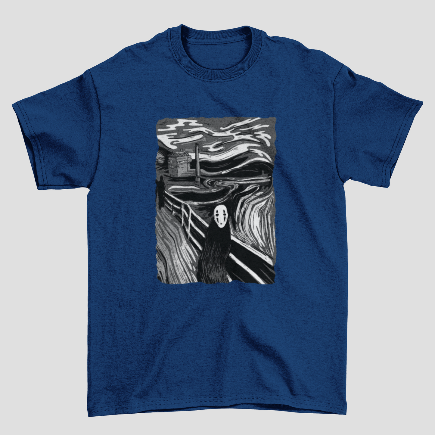 Camiseta Básica Unissex A Viagem de Chihiro Art No-Face