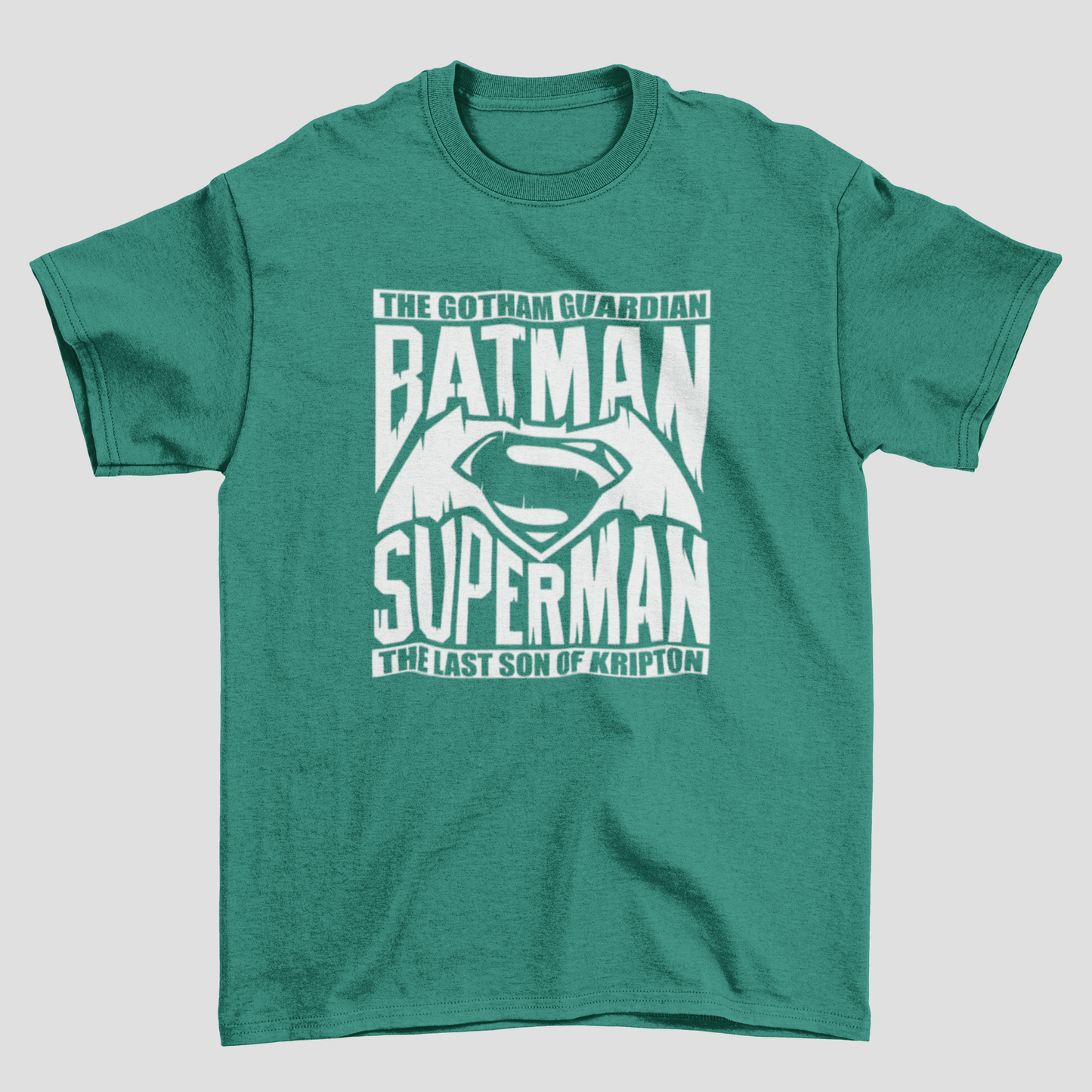 Camiseta Básica Unissex Batman Superman DC Comics