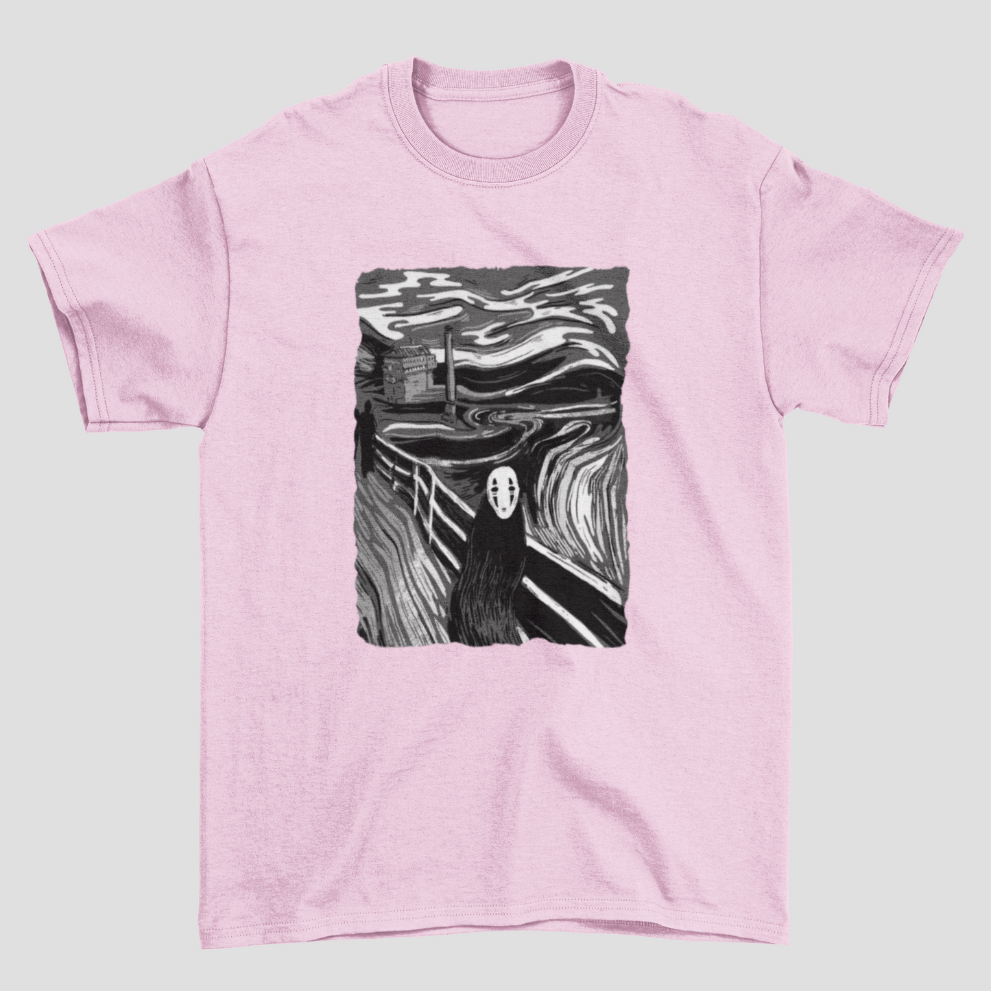 Camiseta Básica Unissex A Viagem de Chihiro Art No-Face