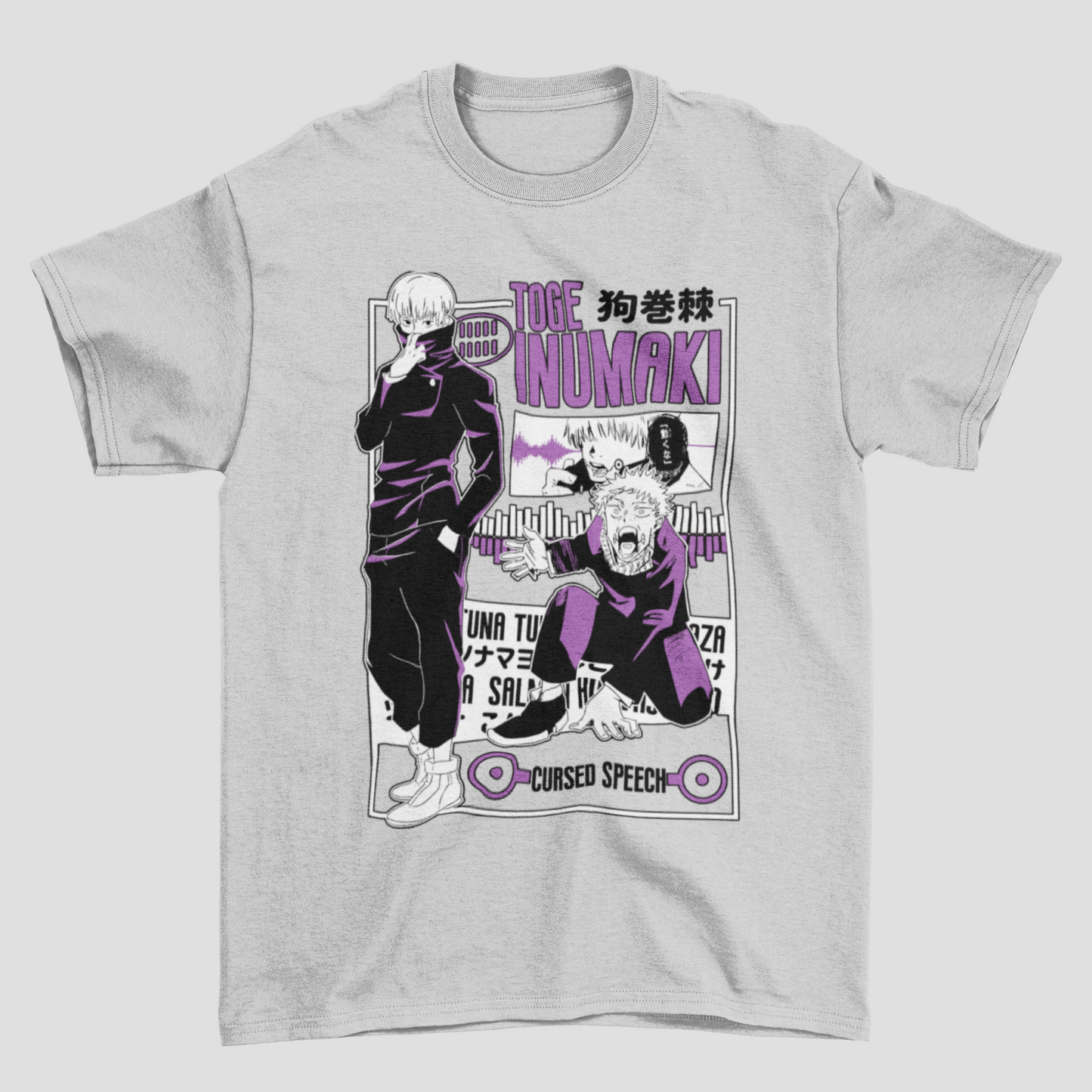 Camiseta Básica Unissex Toge Inumaki Cursed Speech Jujutsu Kaisen
