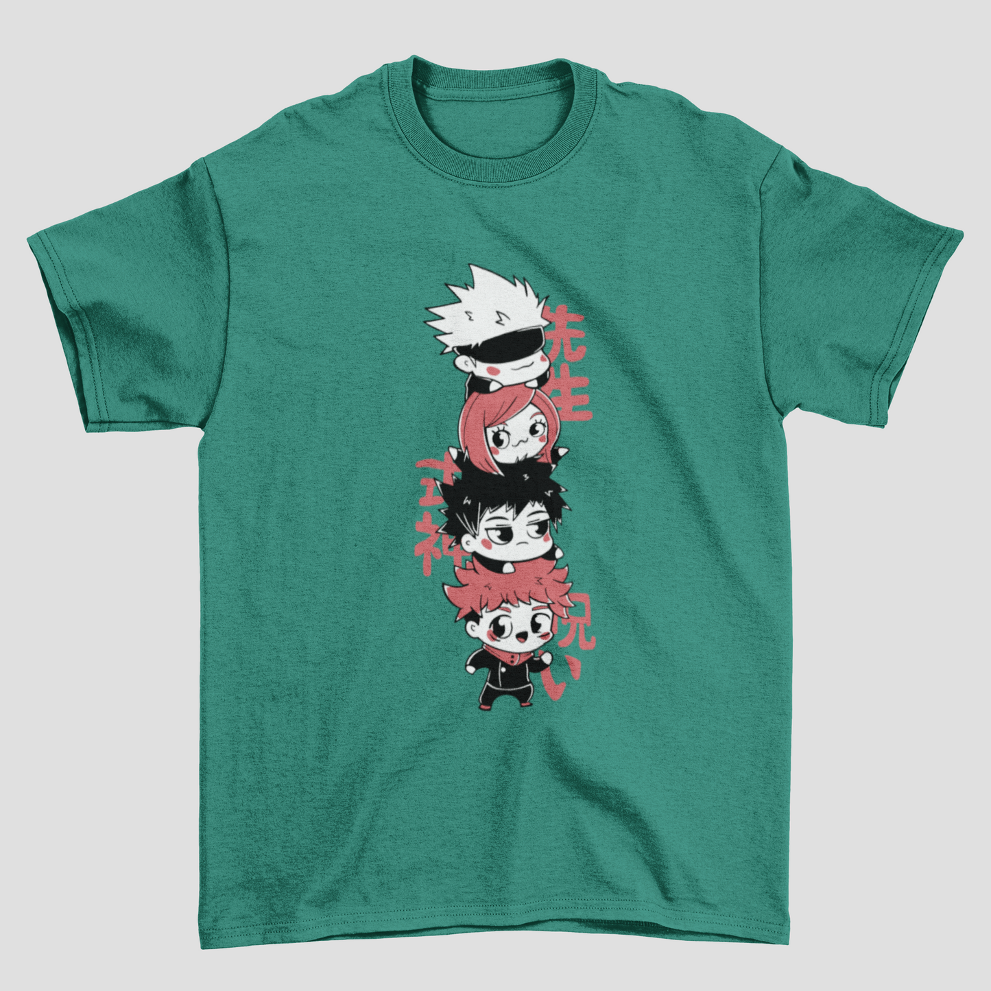Camiseta Básica Unissex Jujutsu Kaisen Kawaii Sorceress