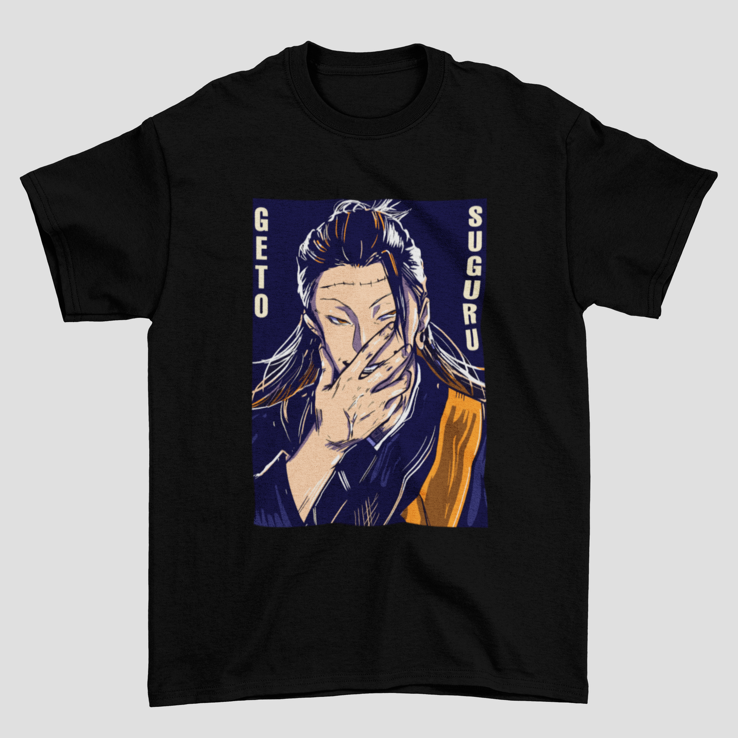 Camiseta Básica Unissex Geto Suguru Villain Jujutsu Kaisen