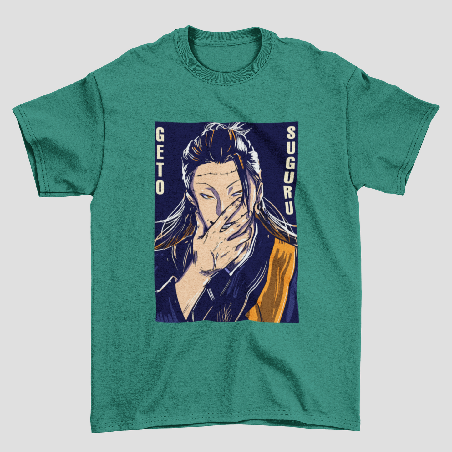 Camiseta Básica Unissex Geto Suguru Villain Jujutsu Kaisen