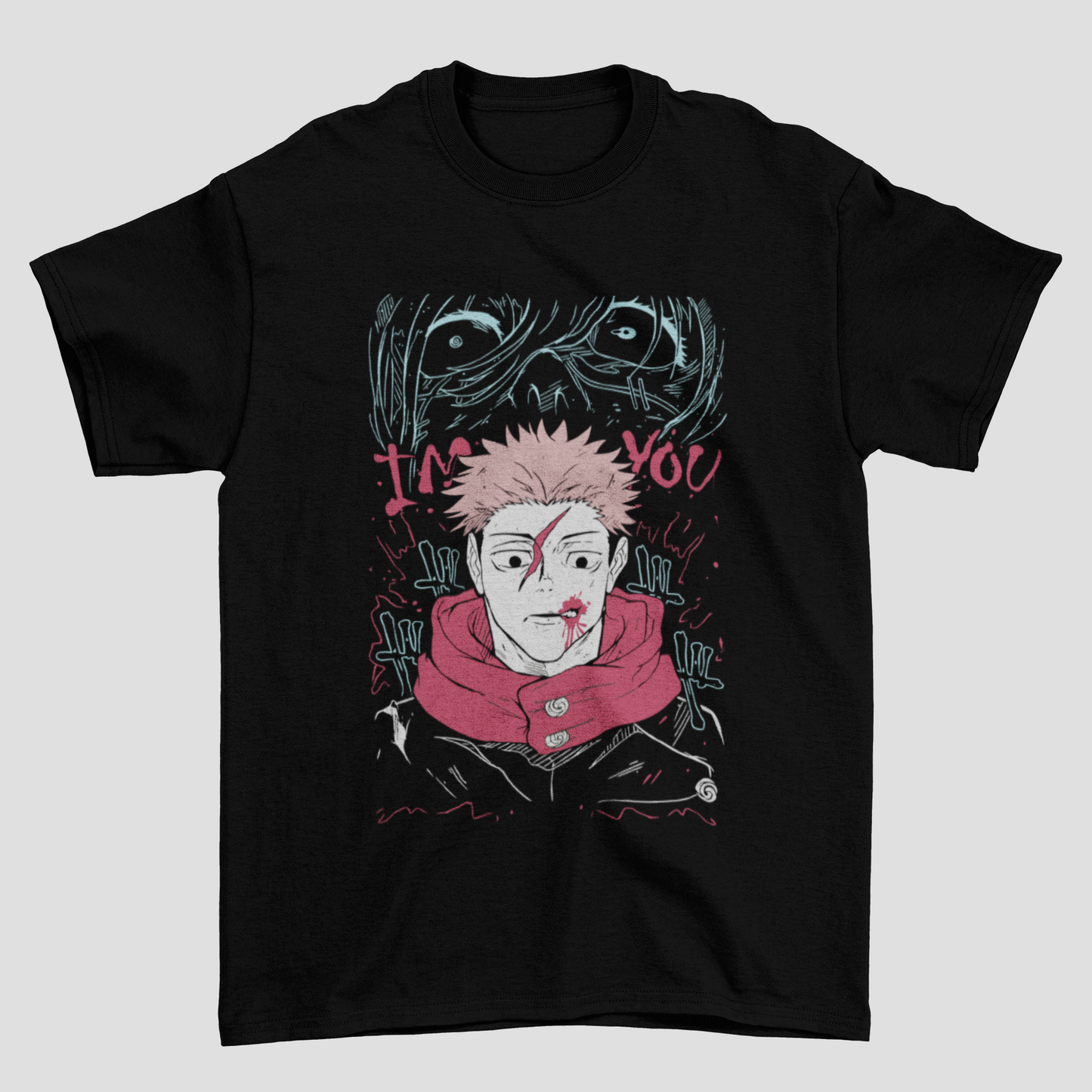 Camiseta Básica Unissex Jujutsu Kaisen Itadori