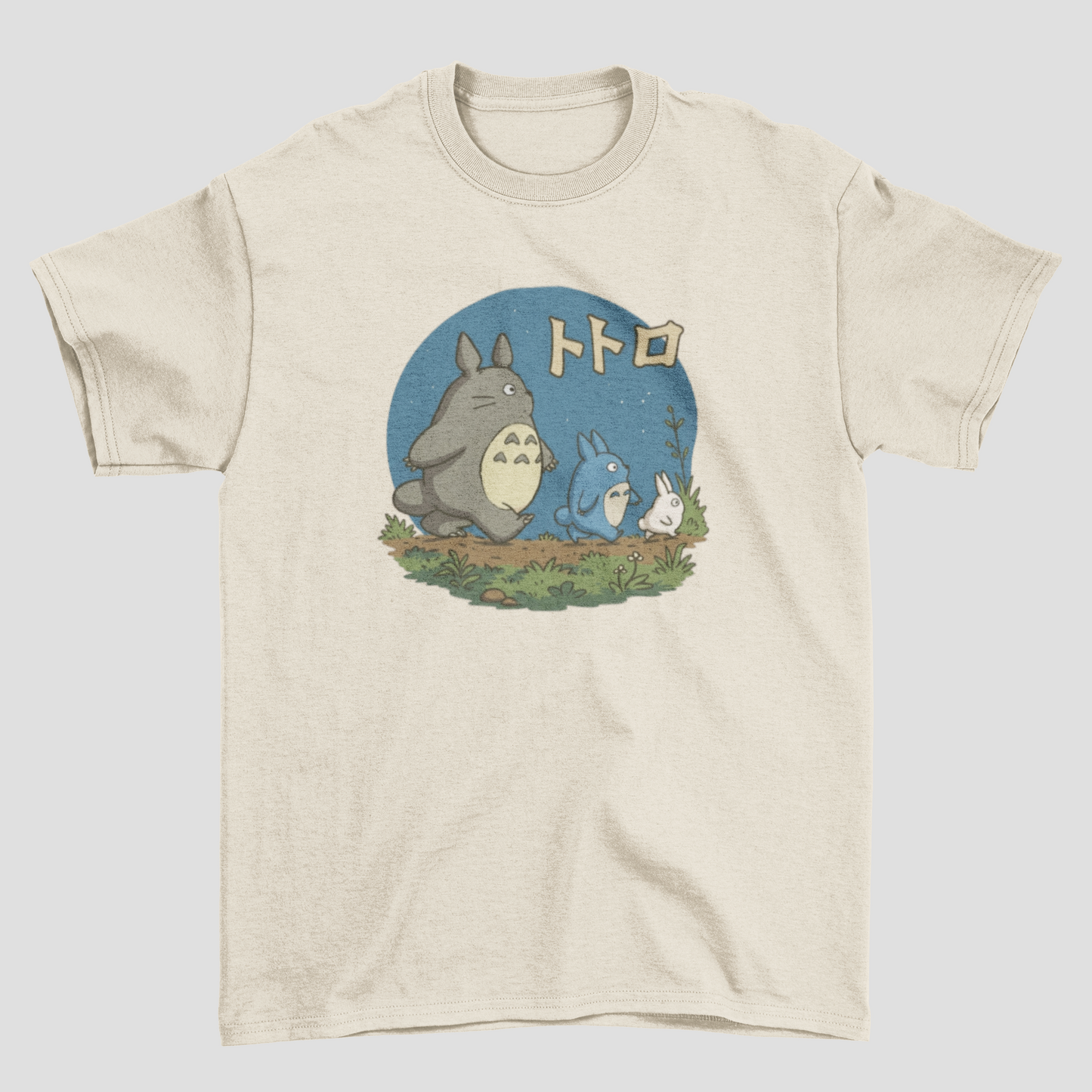 Camiseta Básica Unissex A Viagem de Chihiro Totoro Night