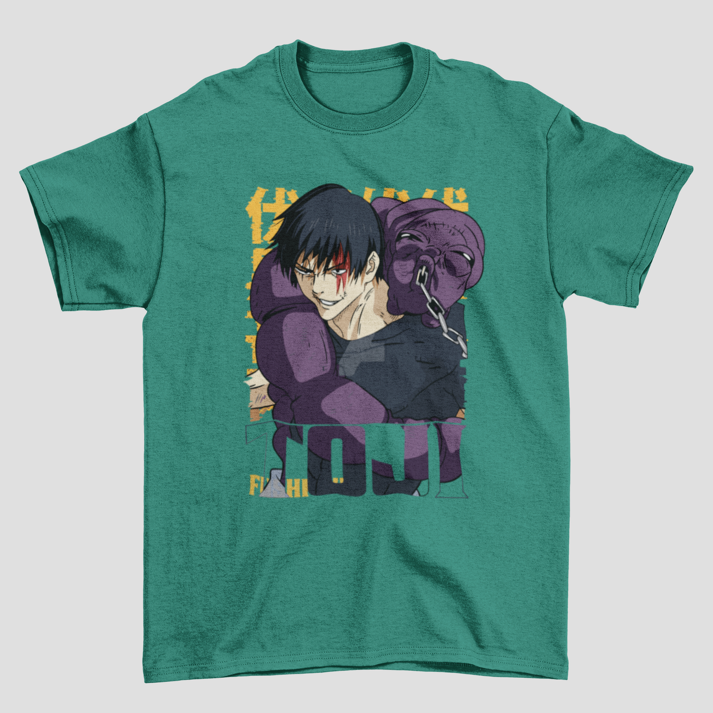Camiseta Básica Unissex Jujutsu Kaisen Toji