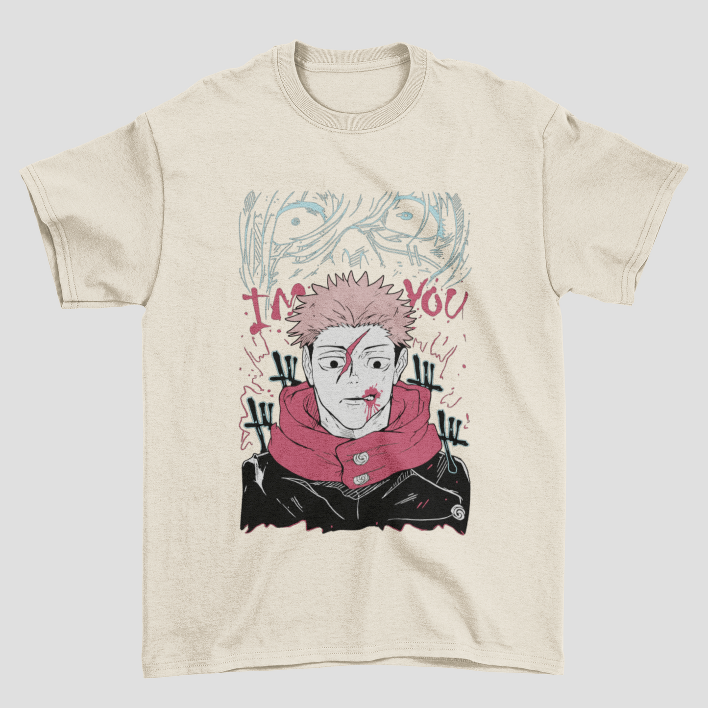 Camiseta Básica Unissex Jujutsu Kaisen Itadori