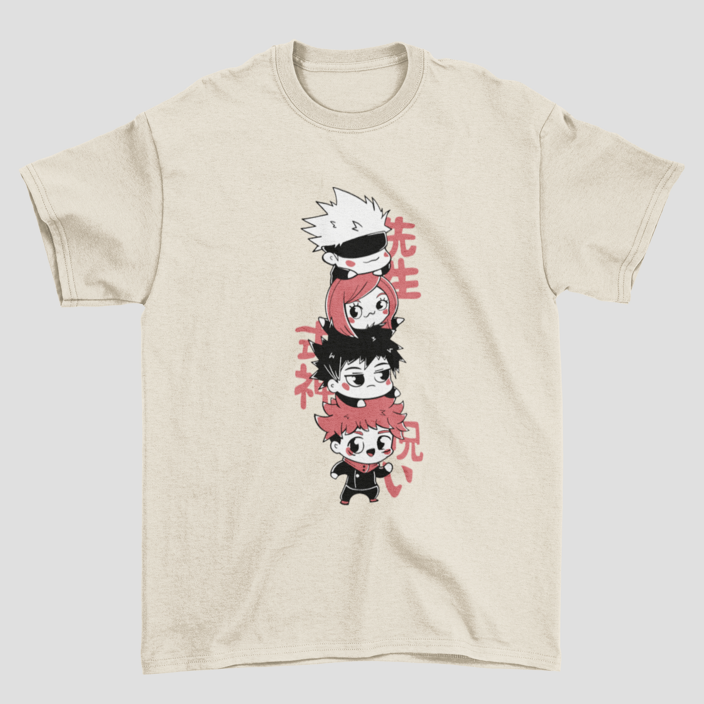 Camiseta Básica Unissex Jujutsu Kaisen Kawaii Sorceress