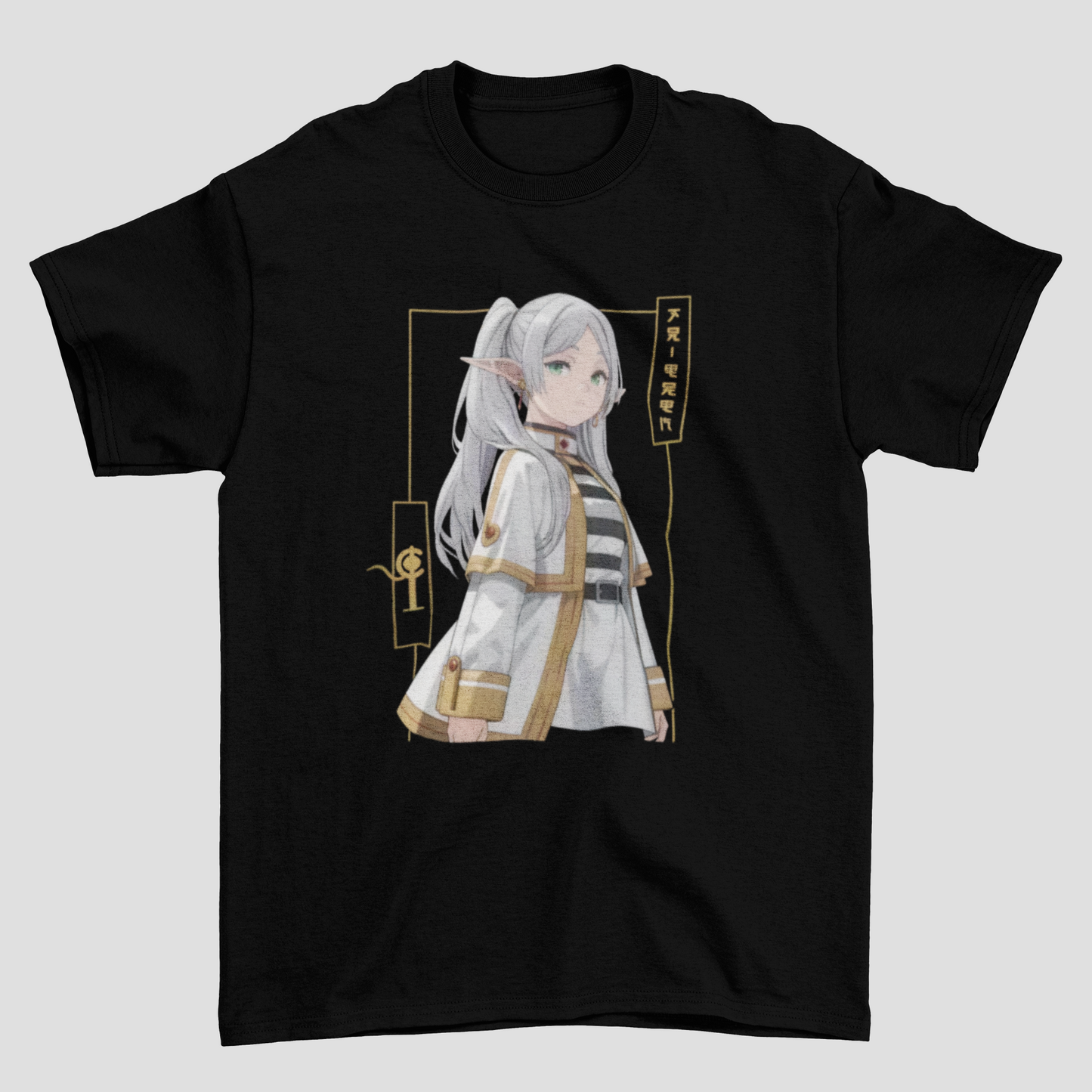 Camiseta Básica Unissex Frieren Golden