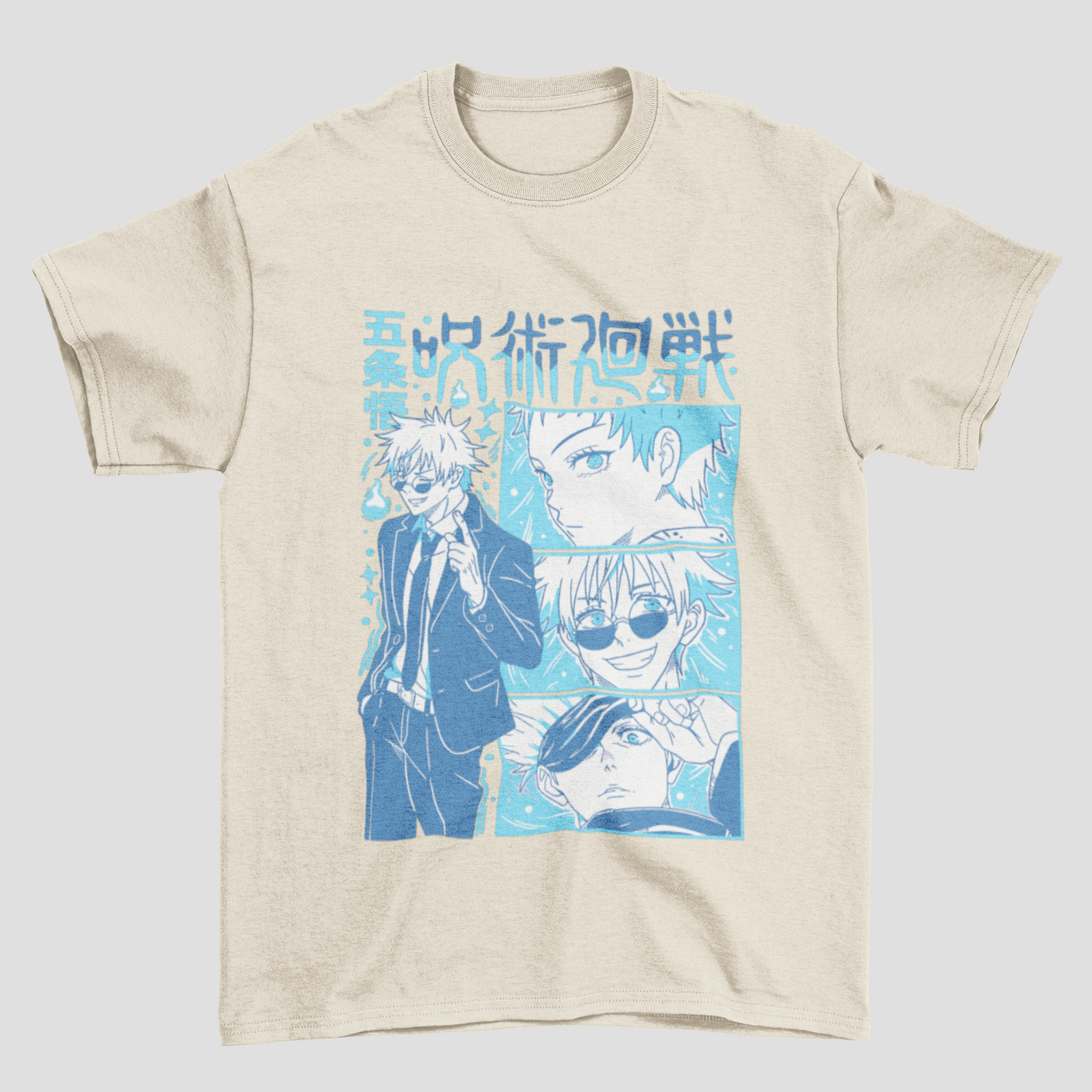 Camiseta Básica Unissex Jujutsu Kaisen Gojo Collab