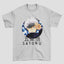 Camiseta Básica Unissex Angry Gojo Satoru Jujutsu Kaisen