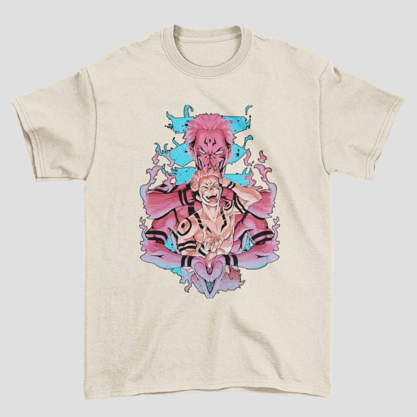 Camiseta Básica Unissex Ryuomen Sukuna Curse King Jujutsu Kaisen
