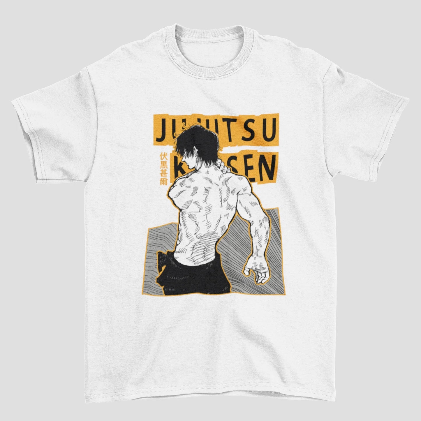 Camiseta Básica Unissex Fushiguro Toji Fashion Jujutsu Kaisen