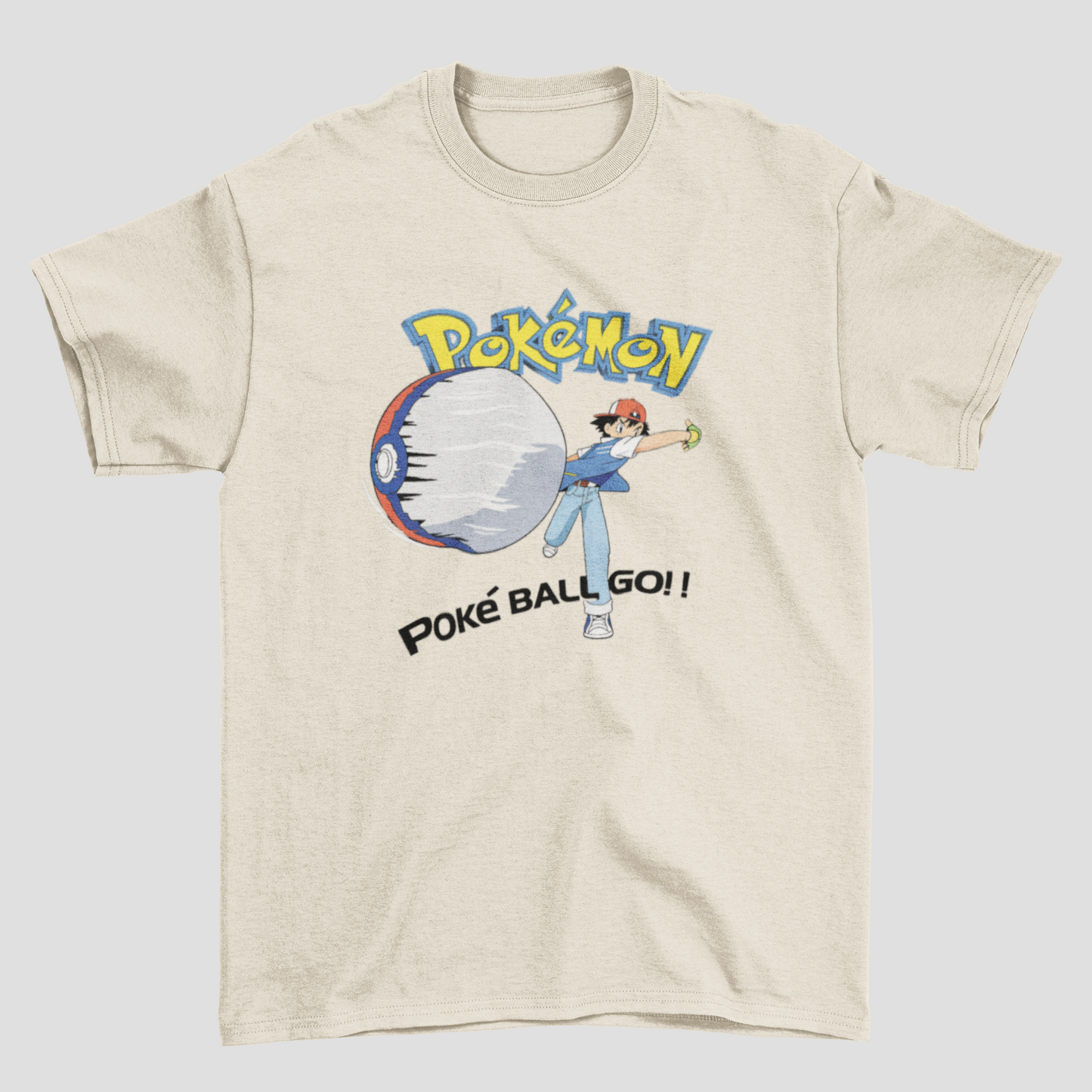 Camiseta Básica Unissex Pokemon Poké Ball Go