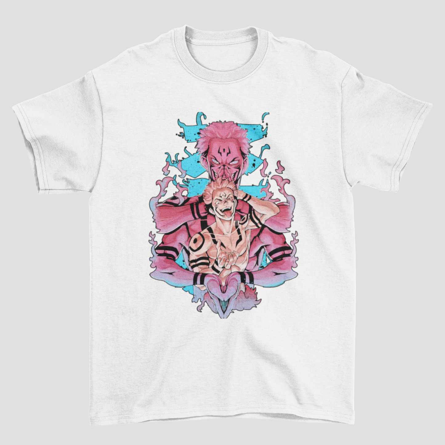 Camiseta Básica Unissex Ryuomen Sukuna Curse King Jujutsu Kaisen