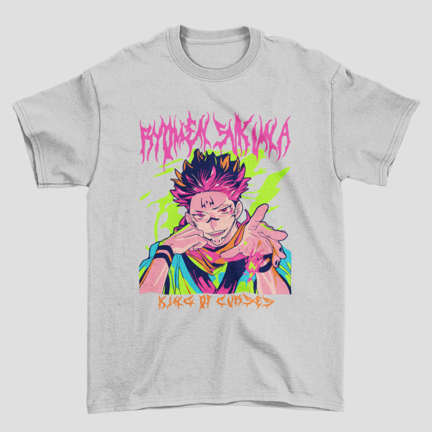Camiseta Básica Unissex Ryomen Sukuna King of Curses
