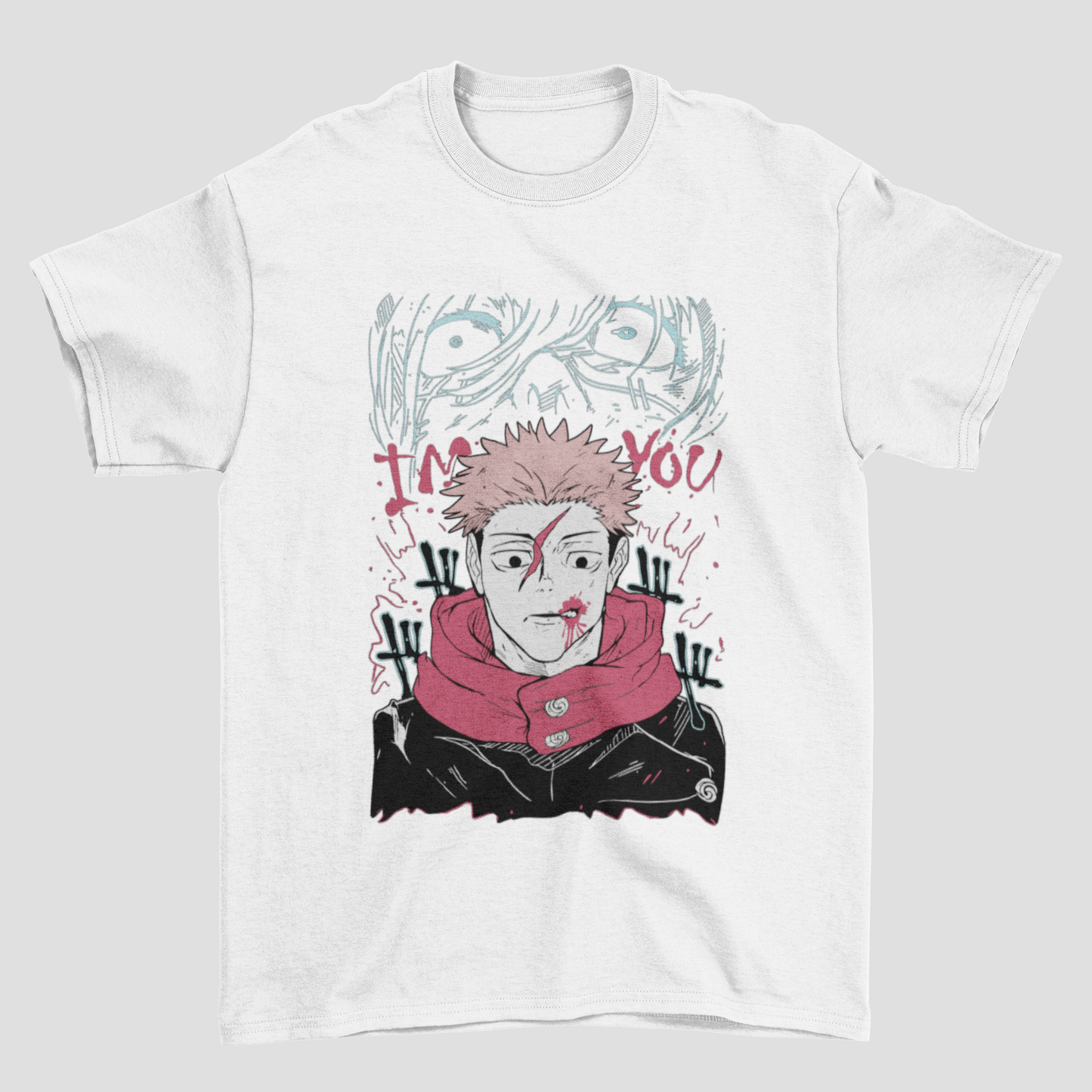 Camiseta Básica Unissex Jujutsu Kaisen Itadori