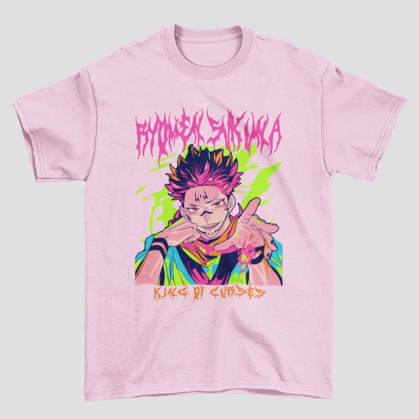 Camiseta Básica Unissex Ryomen Sukuna King of Curses