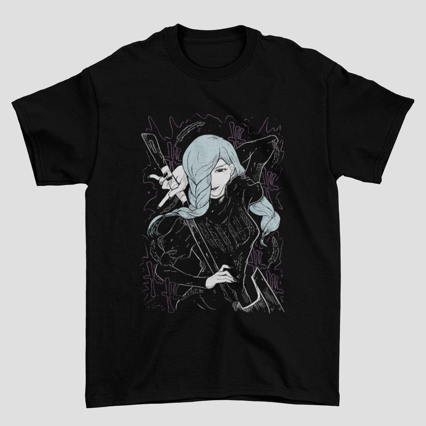 Camiseta Básica Unissex Jujutsu Kaisen Mei Graphic