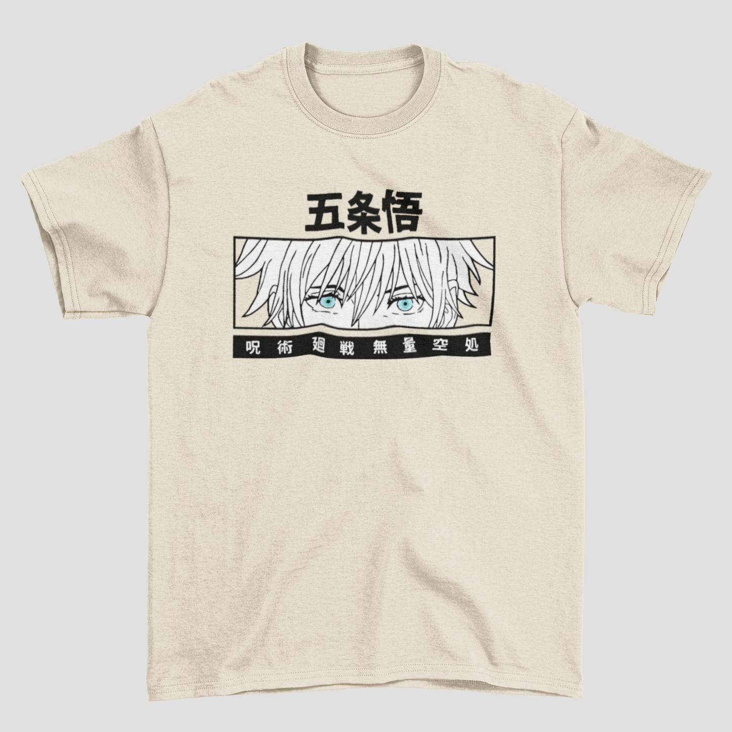 Camiseta Básica Unissex Jujutsu Kaisen Blue Eyes